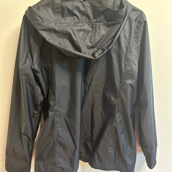 Columbia Omni-Tech Waterproof Black Hooded Jacket Women’s L - Picture 3 of 4